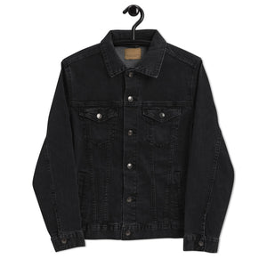 GENDER YOUPHORIA | Black Denim Jacket | Embroidered